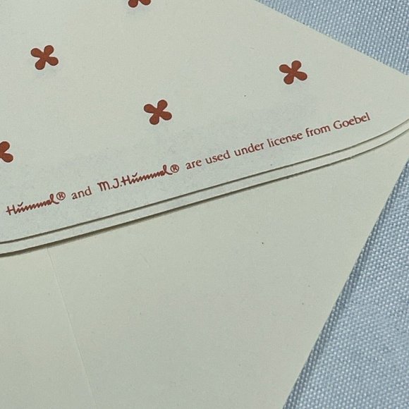 Vintage Hummel Stationary Hum # 141 Apple Tree Girl 3 Sheets & 2 Envelope Unused - Picture 13 of 13